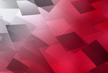 Light Red vector backdrop with rhombus.