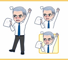 年配の男性サラリーマン