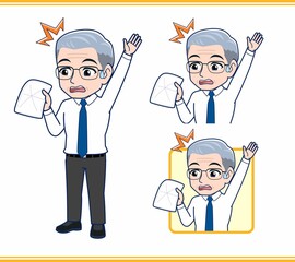 年配の男性サラリーマン