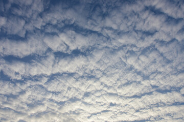 Blue sky and white clouds for background