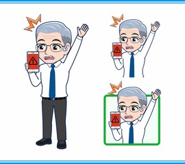 スマホトラブルとサラリーマンの男性