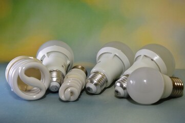 LED lighting lamp. Bright light .Low electricity consumption