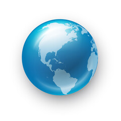 Vector Globe Realistic Icon