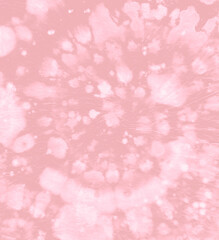 Pink Spiral Tie Dyed. Swirl Light Dress. Color