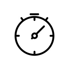 Clockdown icon. Timer sign vector illustration