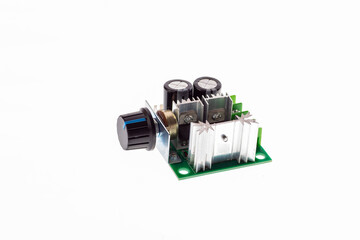 pwm PWM Motor Speed Controller on white background