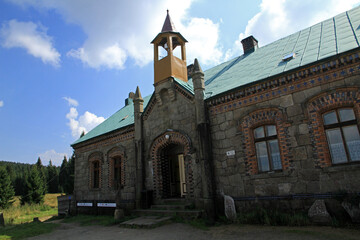 Mountain hut Orle in Izera Mountains, Poland