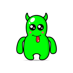 cute illustration monsters design mascot kawaii