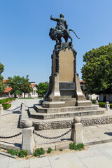 Fototapeta premium Monument to Vasil Levski in Karlovo, Bulgaria
