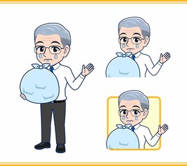 家事をするお父さん