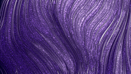 Waves purple violet with luxury texture background. Abstract 3d illustration, 3d rendering.