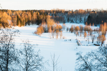 winter landscape eight