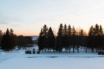 winter sunset two