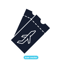 ticket airplane icon. ticket airplane symbol template for graphic and web design collection logo vector illustration