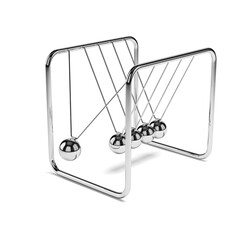 Action sequrence concept background - Newton's cradle executive