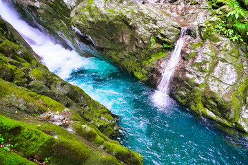 徳島の轟九十九滝の舩滝