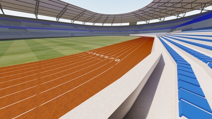 陸上競技場 スタジアム 無観客 屋根なし イラスト75 Wall Mural 啓文 佐々木 陸上競技場 スタジアム 無観客 屋根なし イラスト75 Wall Mural 啓文 佐々木