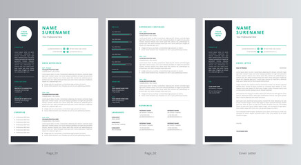 Professional Resume/CV And Cover Letter Template Design