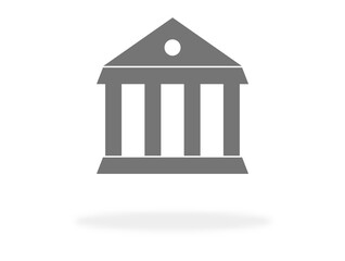 Gebäude als Symbol für Museum, Architektur oder Sehenswürdigkeit