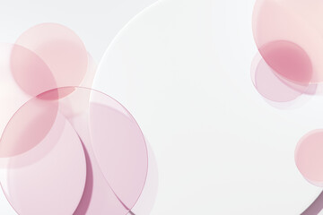 beauty product scene, cosmetic podium