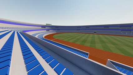 陸上競技場 スタジアム 無観客 イラスト63 Architecture Wall Mural Architectu Hiro Studio