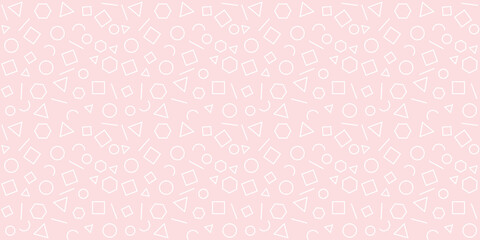 Abstract pink and white seamless repeat pattern background