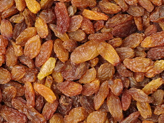 dried raisin background