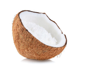 Coconut isolated on white background