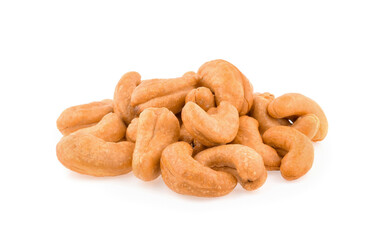 Cashew nut isolated on white background