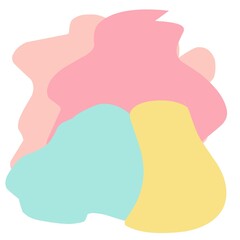 fluid ink background template with pastel colors