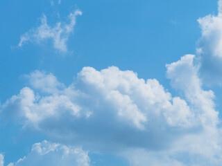 Soft cloud in blue sky