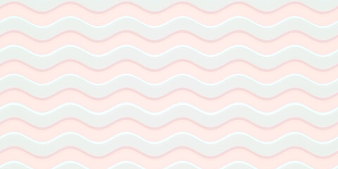 Abstract white pink color wave line pattern texture background. Cream melted and flow.