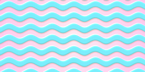 Abstract pink blue color wave line pattern texture background. Cream melted and drips.