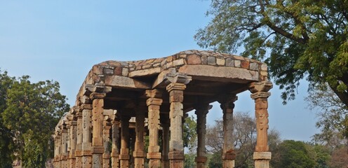 Qutub Minar, UNESCO World Heritage site in New Delhi,india