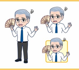 給付金とサラリーマンの男性