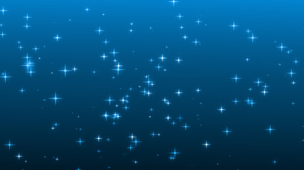 Christmas blue starry background.