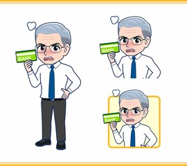 年配の男性と金融