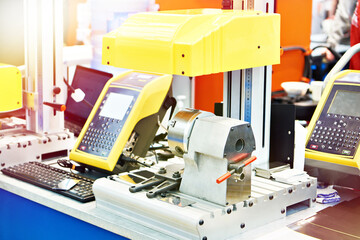 Combined markers at the exhibition