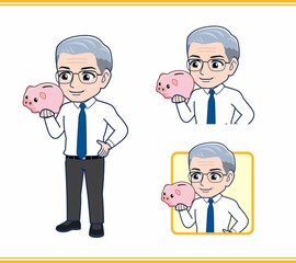 年配の男性と金融