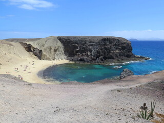 the Playas de Papagayo, Lanzarote, June