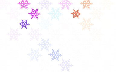 Light Blue, Red vector backdrop in holiday style.