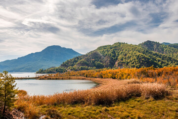 Koycegiz Lake view in Turkey