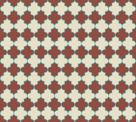Tender Moroccan Seamless Pattern. Traditional Muslim Lantern Background. Moroccan