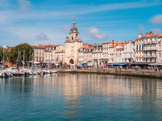 Fototapeta na wymiar La Rochelle, France. View of 