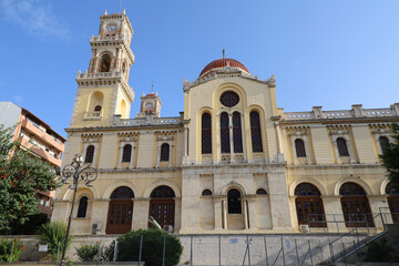 Fototapeta na wymiar Agios Minas Cathedral of Heraklion, in Greece