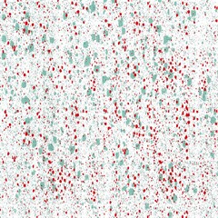 red and white confetti background