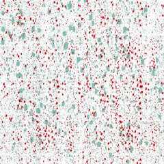 red and white confetti background