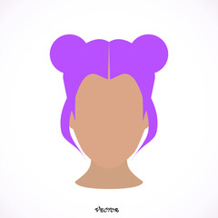 Beautiful hair coloring woman. Concept Coloring Hair. Beauty Salon.