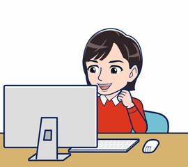パソコンと主婦