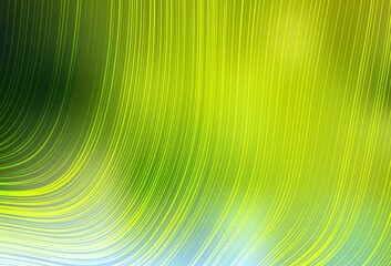 Light Green, Yellow vector colorful blur backdrop.